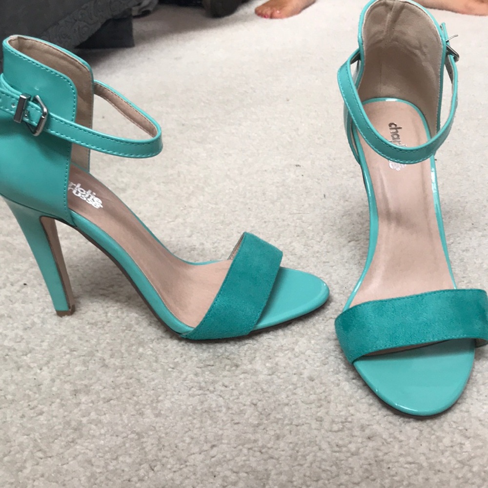 Teal heels